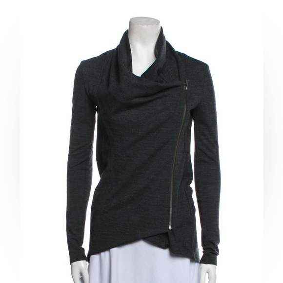 Helmut Lang Grey Biker Jacket - Picture 1 of 3